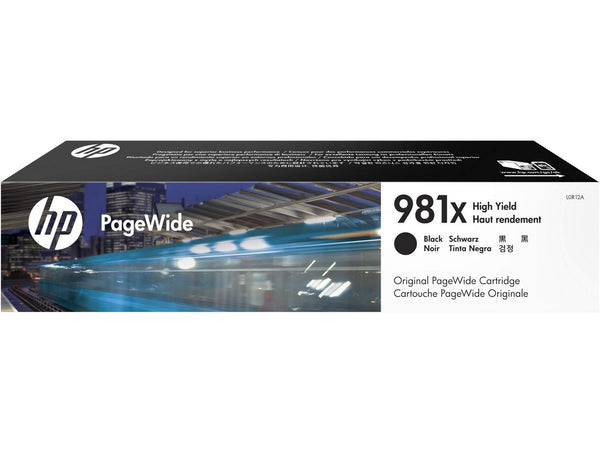 Original HP 981X High Yield Black Inkjet Cartridge, L0R12A