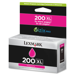 Original Lexmark 200xl High Yield Magenta Ink Cartridge, 14L0176
