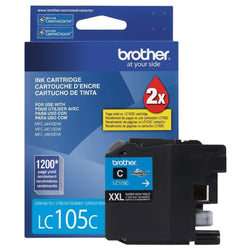 Original Brother LC105XXL Cyan Ink Cartridge