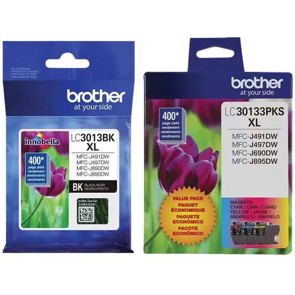 Original Brother LC3013XL Black, Cyan, Magenta and Yellow Ink Cartridge