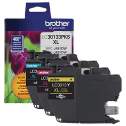 Original Brother LC3013XL Cyan, Magenta and Yellow Ink Cartridges