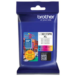 Original Brother LC3017XL Cyan, Magenta, Yellow Ink Cartridge, 3-Pack
