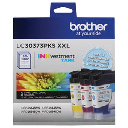 Original Brother LC3037XXL Extra High Yield Tri-Color Ink Cartridge-Pack-3