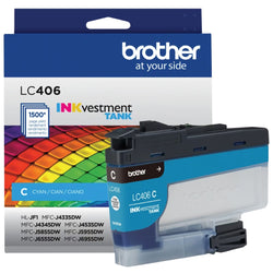 Original Brother LC406 Cyan Cartridge
