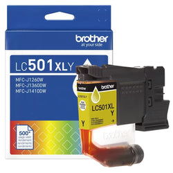 Original Brother LC501XL High Yield Yellow Ink Cartridge