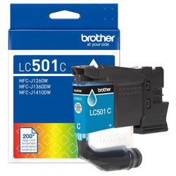 Original Brother LC501 Standard Yield Cyan Ink Cartridge