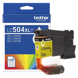 Original Brother LC504XL High Yield Yellow Ink Cartridge