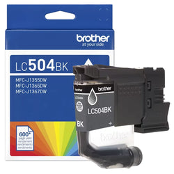 Original Brother LC504 Standard Yield Black Ink Cartridge