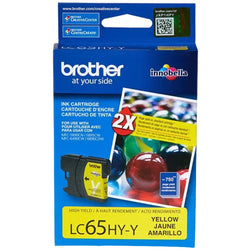 Original Brother LC65 Yellow Ink Cartridge