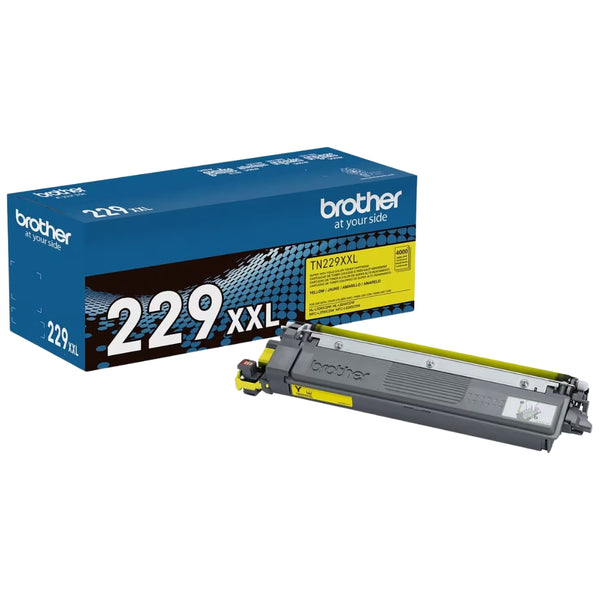 Original Brother TN-229XXL Super High Yield Yellow Laser Toner Cartridge
