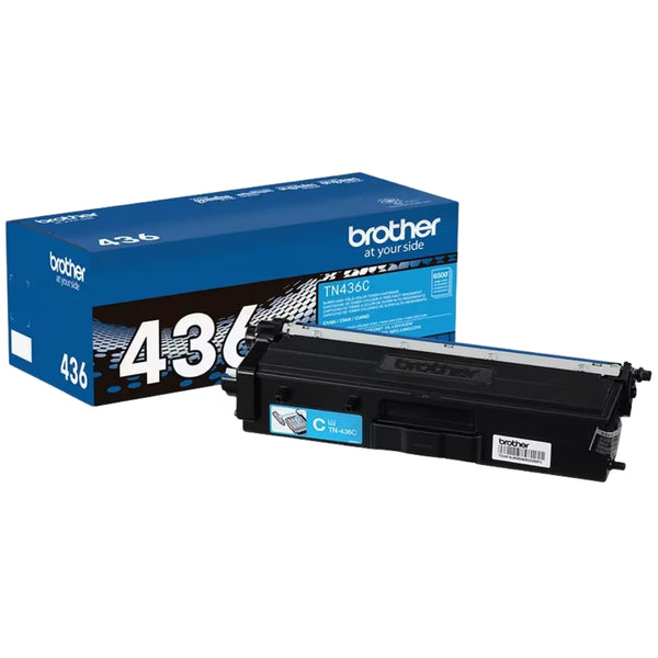 Original Brother TN-436 Super High Yield Cyan Toner Cartridge