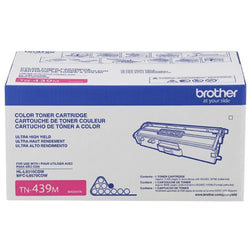 Original Brother TN-439 Extra High Yield Magenta Toner Cartridge, TN439M