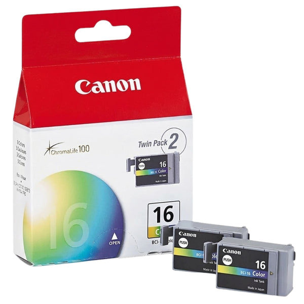 Original Canon BCI-16 Color Ink Cartridge-2 Pack