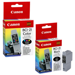 Original Canon BCI-21 Black & Color Ink Cartridge