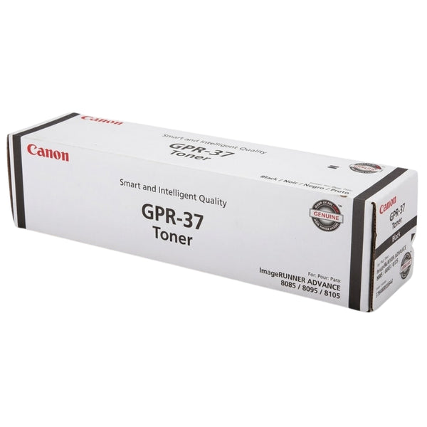 Original Canon GPR-37 Standard Yield Black Toner Cartridge, 3782B003AA