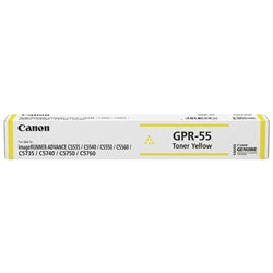 Original Canon GPR-55 Yellow Toner Cartridge, 0484C003AA 