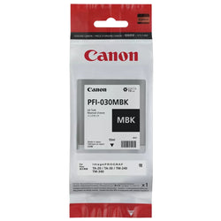 Original Canon PFI-030 Standard Yield Matte Black Ink Cartridge, 3488C001