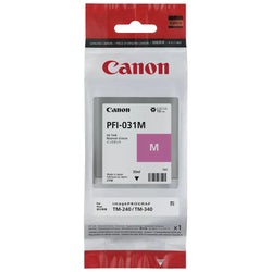 Original Canon PFI-031 Standard Yield Magenta Ink Cartridge, 6265C001