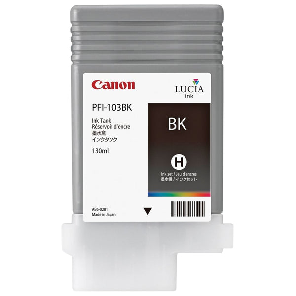 Original Canon PFI-103 PFI-103BK 2212B001AA Black 130ml Ink Tank
