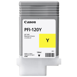 Original Canon PFI-120 Yellow High-Yield Ink Cartridge, 2888C001AA
