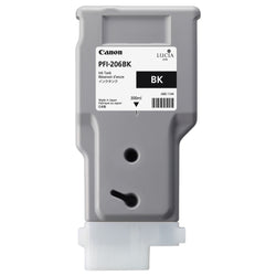Original Canon PFI-206 300mL Black PFI-206BK Ink Cartridge