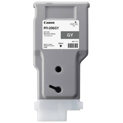 Original Canon PFI-206 300mL Gray Ink Cartridge