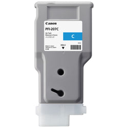 Original Canon PFI-207 300mL Cyan Ink Cartridge