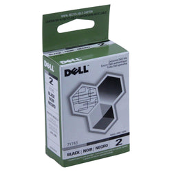 Original Dell Series 2 7Y743 Black Ink Cartridges
