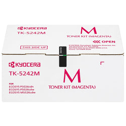 Original Kyocera TK-5242M Standard Yield Magenta Toner Cartridge