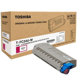Original Toshiba T-FC34U-M High Yield Magenta Toner Cartridge