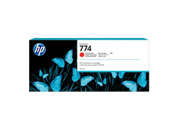 Original HP 774 Standard Yield Chromatic Red Ink Cartridge, P2W02A
