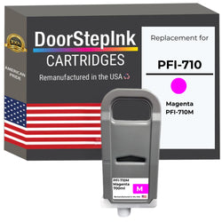DoorStepInk Brand for Canon PFI-710 Standard Yield Magenta Remanufactured in the USA Ink Cartridge, 2356C001
