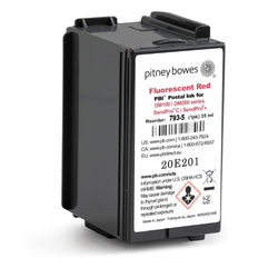 Original Pitney Bowes 793-5 Fluorescent Red Ink Cartridge