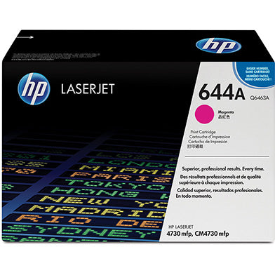 Original HP 644A Standard Yield Magenta Toner Cartridge, Q6463A