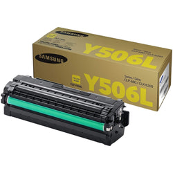Samsung Y506L High Yield Yellow Toner Cartridge, CLT-Y506L