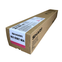 Original Sharp MX-61NT Standard Yield Magenta Toner Cartridge, MX-61NTMA