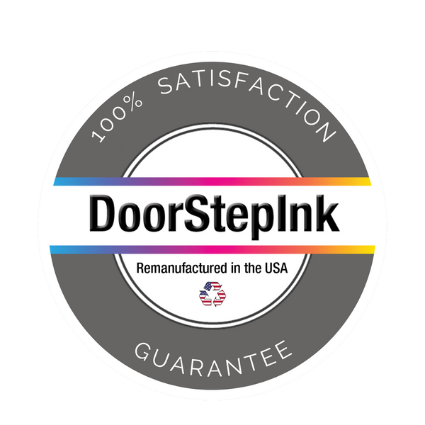 DoorStepInk Brand for HP 62 2 Black / 1 Color 3-Pack Remanufactured in the USA Ink Cartridges