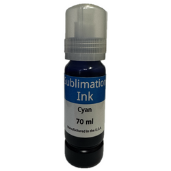DoorStepInk Brand Replacement for Epson Sublimation Cyan Ink Bottle Made in the USA