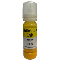 DoorStepInk Brand Replacement for Epson Sublimation Yellow Ink Bottle Made in the USA