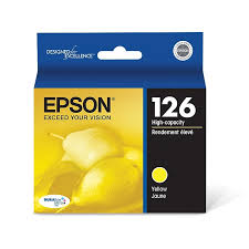 Original Epson T124 Standard Yield Yellow Ink Cartridge, T124420 