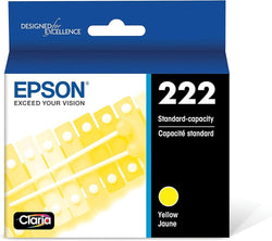 Genuine Epson T222 Yellow Claria Ink Cartridge, T222420-S