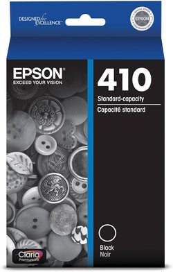 Original Epson 410 Standard-Yield Black Ink Cartridge, T410020