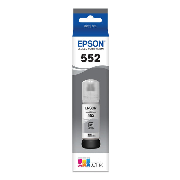 Epson (552) Ultra High-Yield Gray Ink Bottle, T552520-S