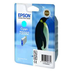 Original Epson T5596 Standard Yield Cyan Ink Cartridge, C13T55964010