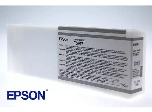 Genuine Epson T5917 Light Gray UltraChrome K3 Ink Cartridge, T591700