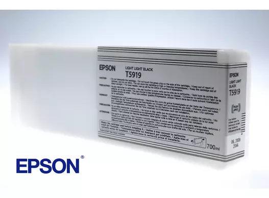 Genuine Epson T5919 Light Light Black UltraChrome K3 Ink Cartridge, T591900