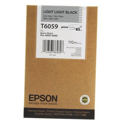 Epson T605 Light Light Black Ink Cartridge, T605900