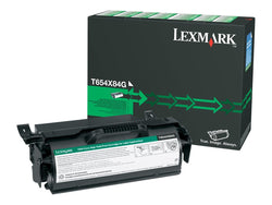 Genuine Lexmark T654/T656 Extra High Yield Black Toner Cartridge, T654X84G