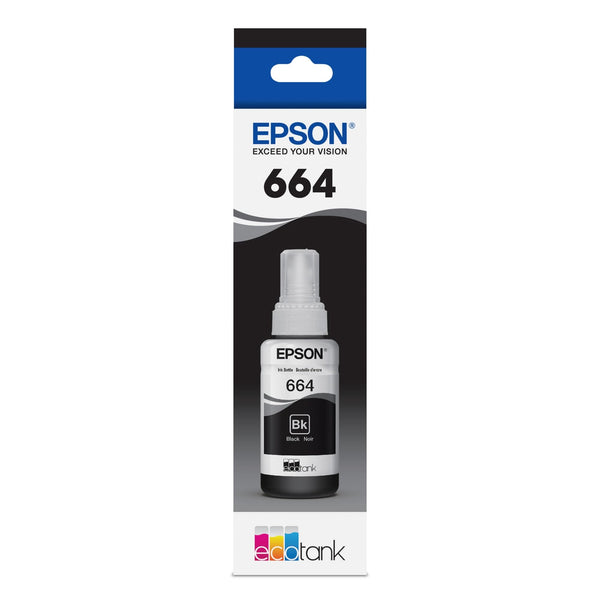 Epson (664) Ultra High-Yield Black Ink Bottle, T664120