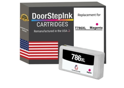 DoorStepInk Brand for Epson T786XL High Yield Magenta Remanufactured in USA Ink Cartridge, T786XL320